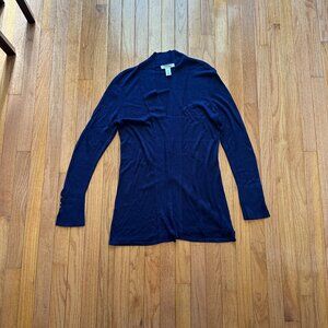 White House Black Market Navy Cardigan